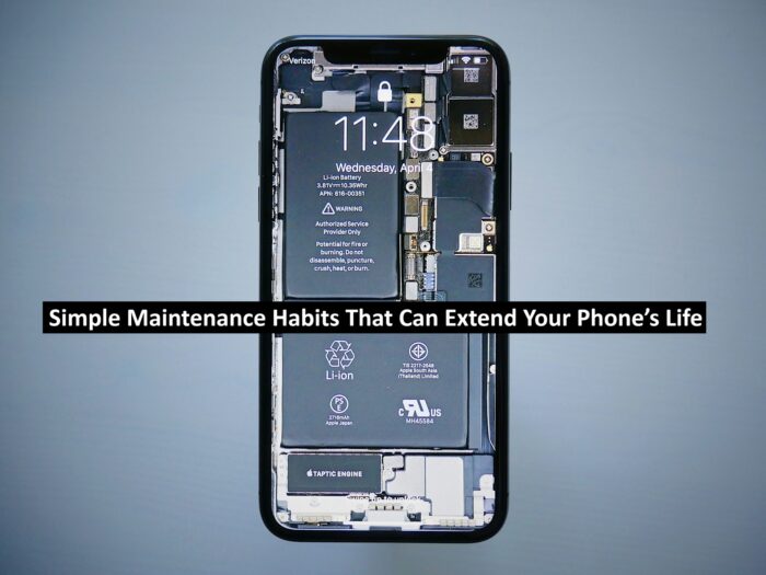 Simple Maintenance Habits